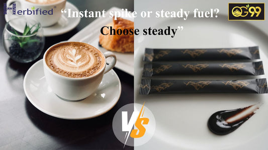 Shilajit Honey Sticks vs Coffee