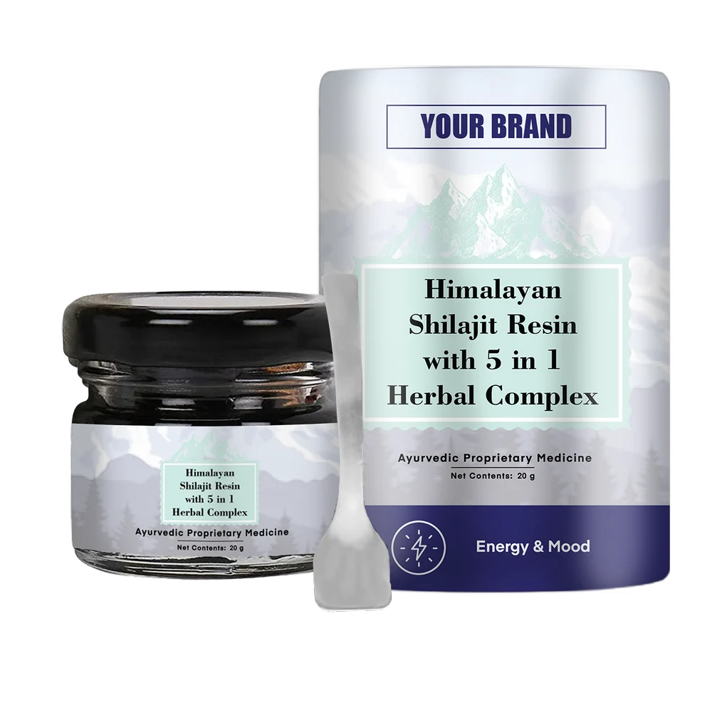 Shilajit Resin With 5 In1 Herbal Complex 20gm