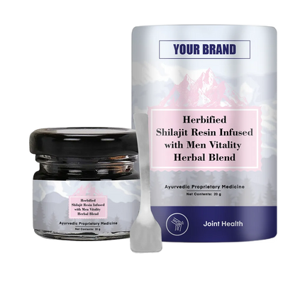 Shilajit Resin Infused With Men Vitality Herbal Blend 20gm