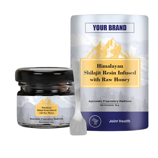 Shilajit Resin Infused With Raw Honey 20gm