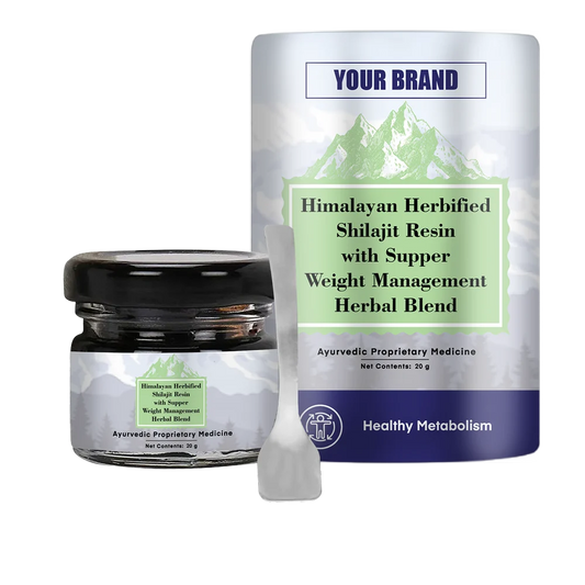 Shilajit Resin With Supper Weight Management Herbal Blend