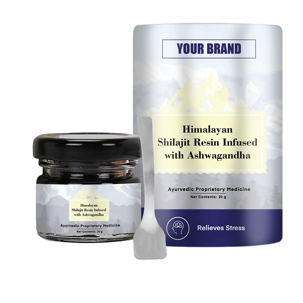 Shilajit Resin Infused With Ashwagandha