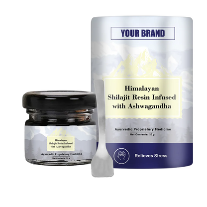 Shilajit Resin Infused With Ashwagandha