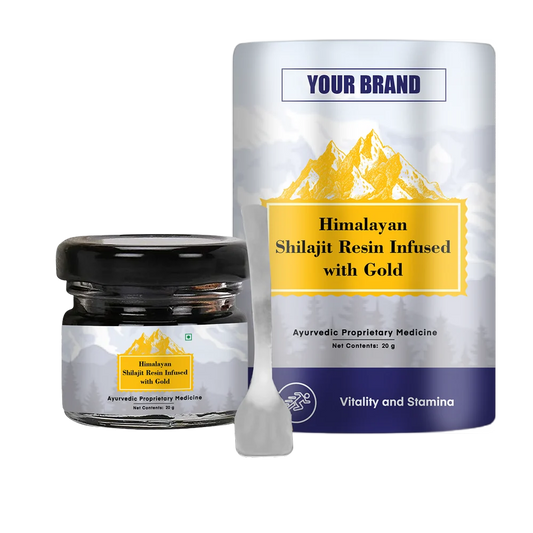 Shilajit Resin Infused With Gold
