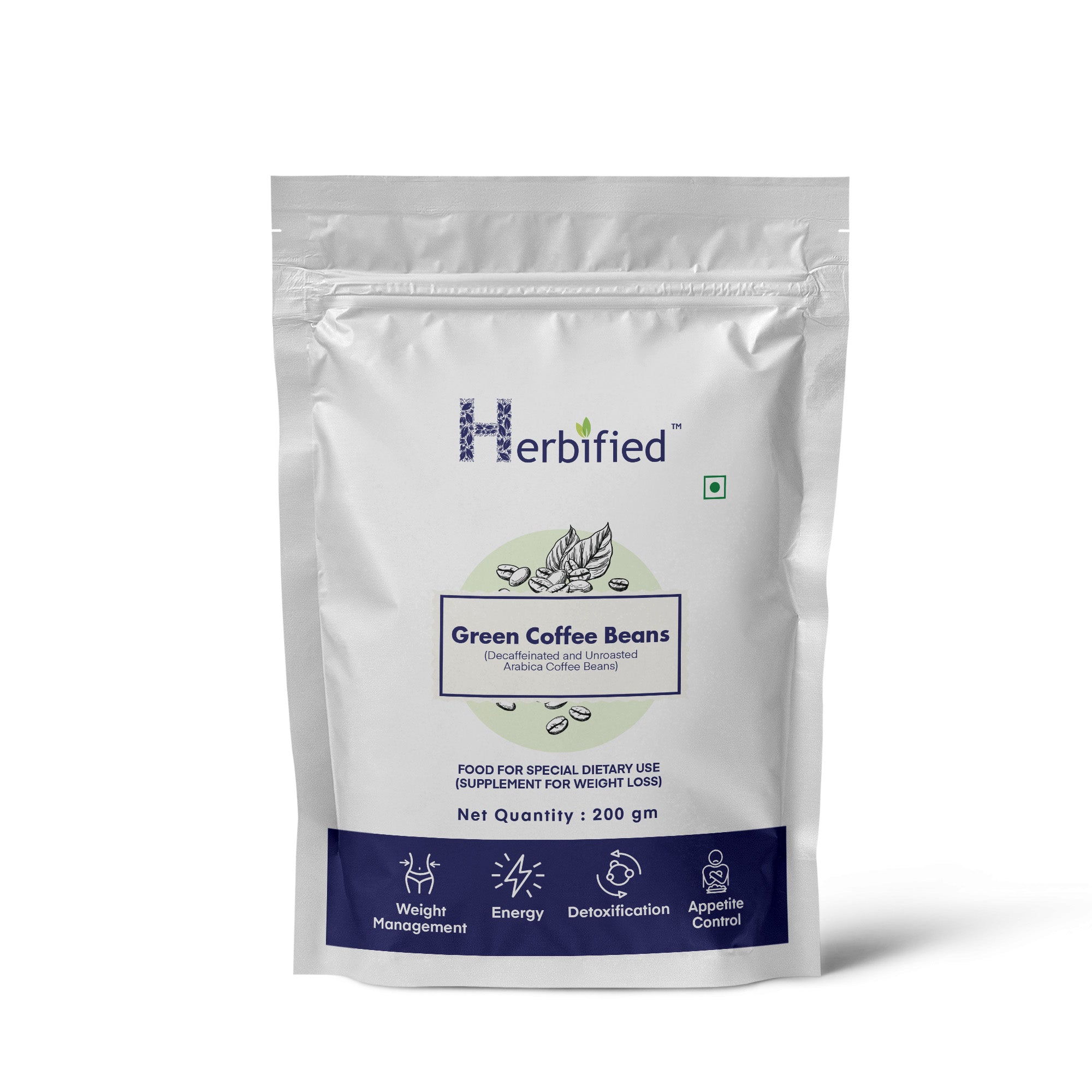 Herbified- Green Coffe Beans - 200 g