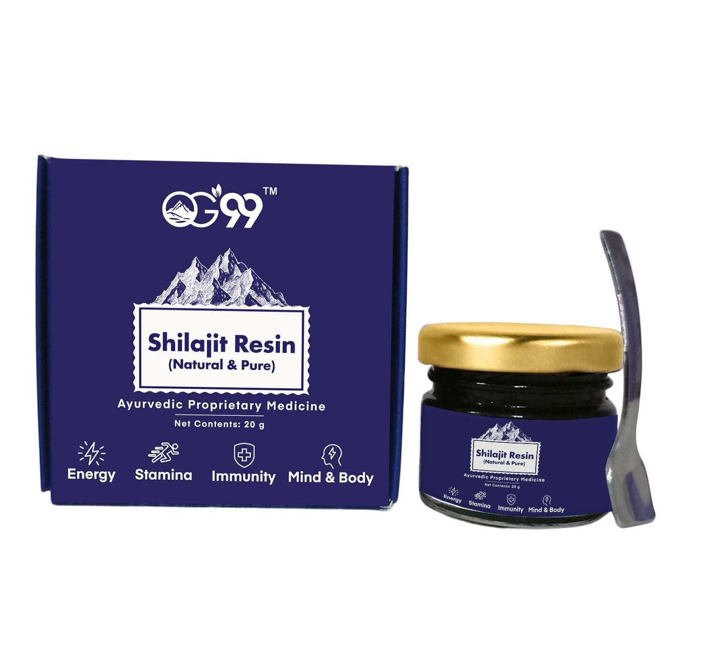 Pure Shilajit Resin (Preclinically tested) 20gm