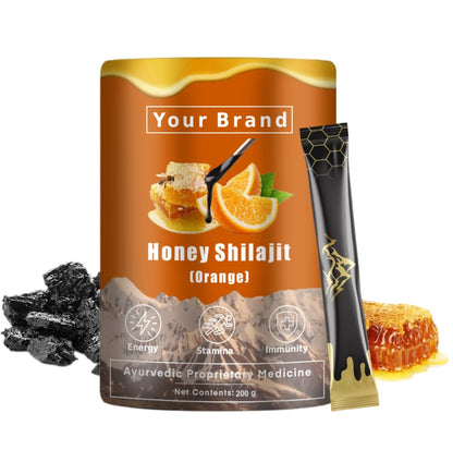 Shilajit Honey Sticks Orange Flavour