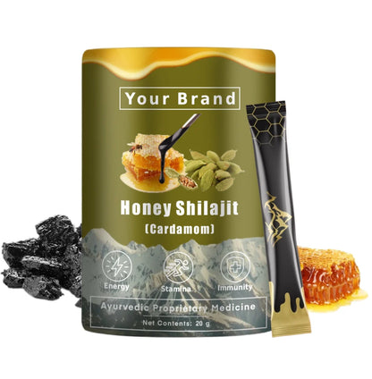 Shilajit Honey Sticks Cardamom Flavour
