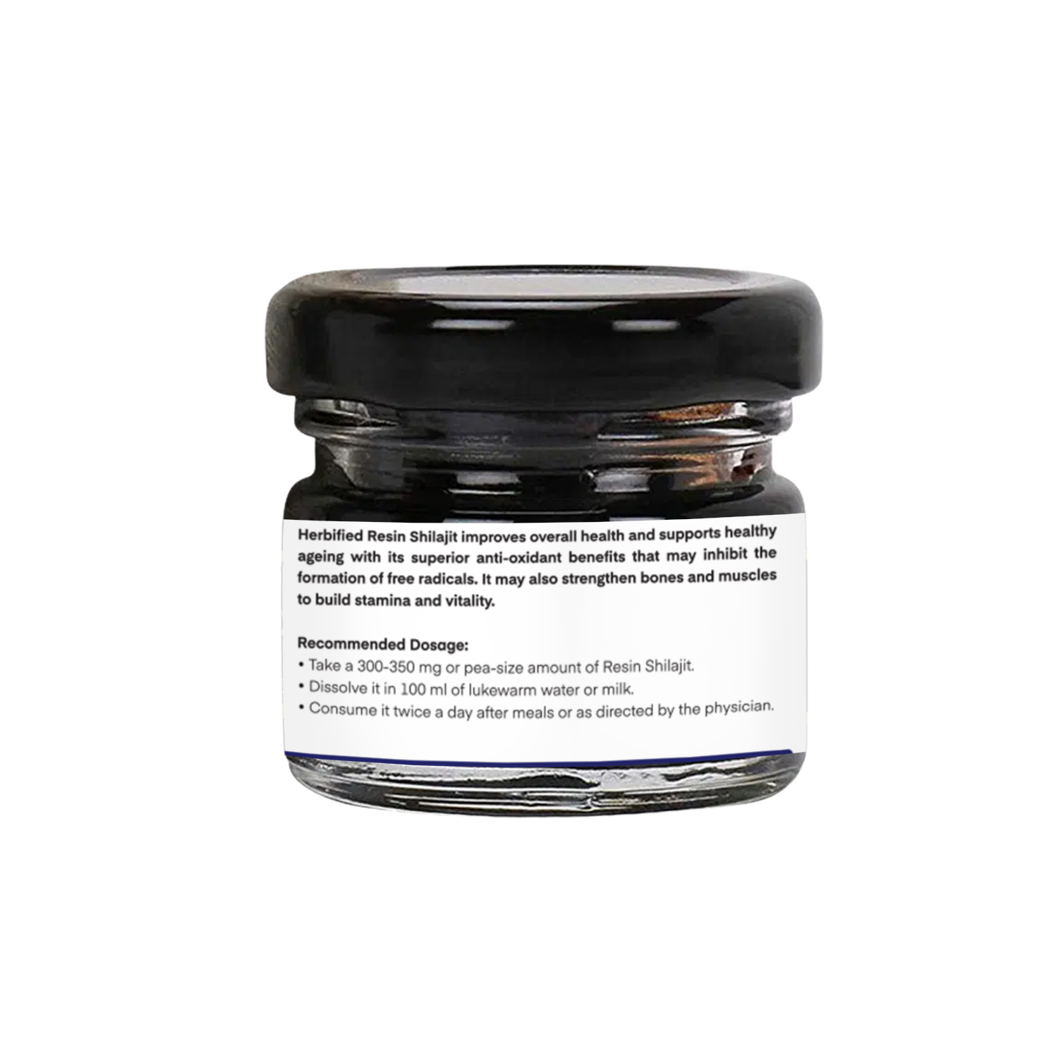 Herbified Premium Shilajit Resin 15gm - Performance Booster For Endurance and Stamina (Pack of 1)