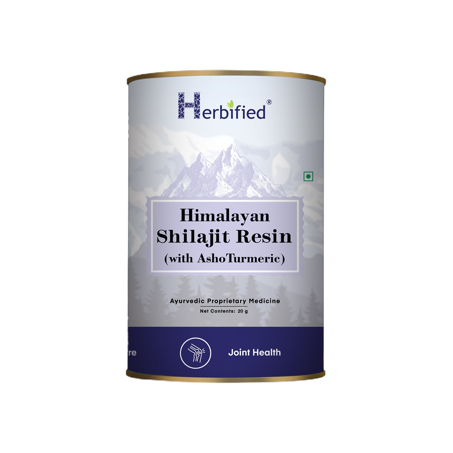 Herbified Himalayan Shilajit Resin with AshoTurmeric