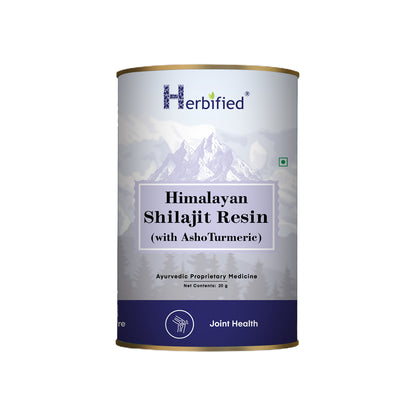 Herbified Himalayan Shilajit Resin with AshoTurmeric