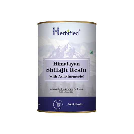 Herbified Himalayan Shilajit Resin with AshoTurmeric