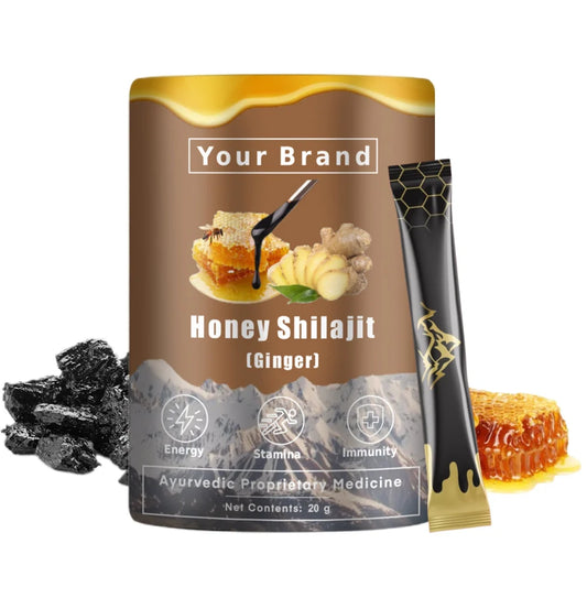 Shilajit Honey Sticks Ginger Flavour