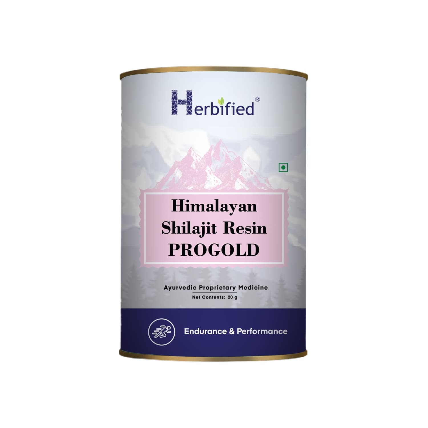 Herbified Himalayan Shilajit Resin PROGOLD