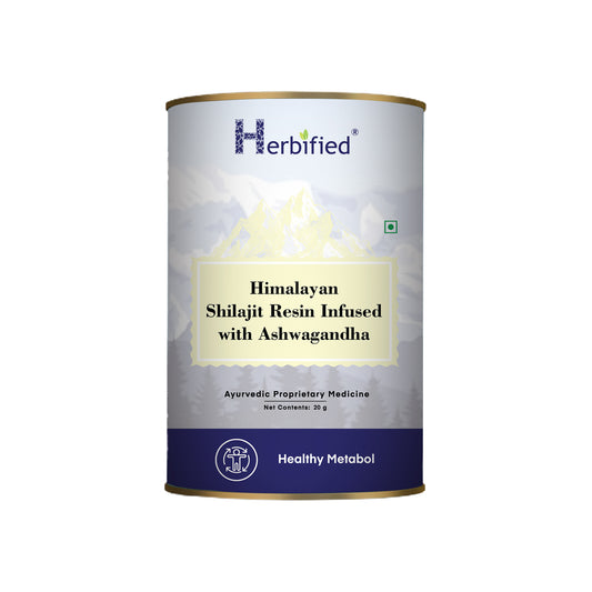 Herbified Himalayan Shilajit Resin Infused with Ashwagandha