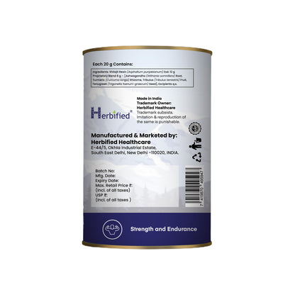 Herbified Himalayan Shilajit Resin Infused with Herbal Blend (Ashwagandha, Tribulus, Fenugreek and Turmeric)
