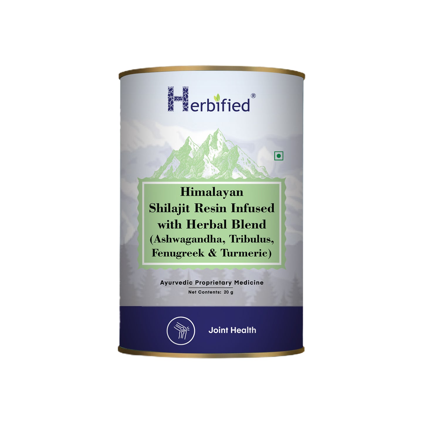 Herbified Himalayan Shilajit Resin Infused with Herbal Blend (Ashwagandha, Tribulus, Fenugreek and Turmeric)