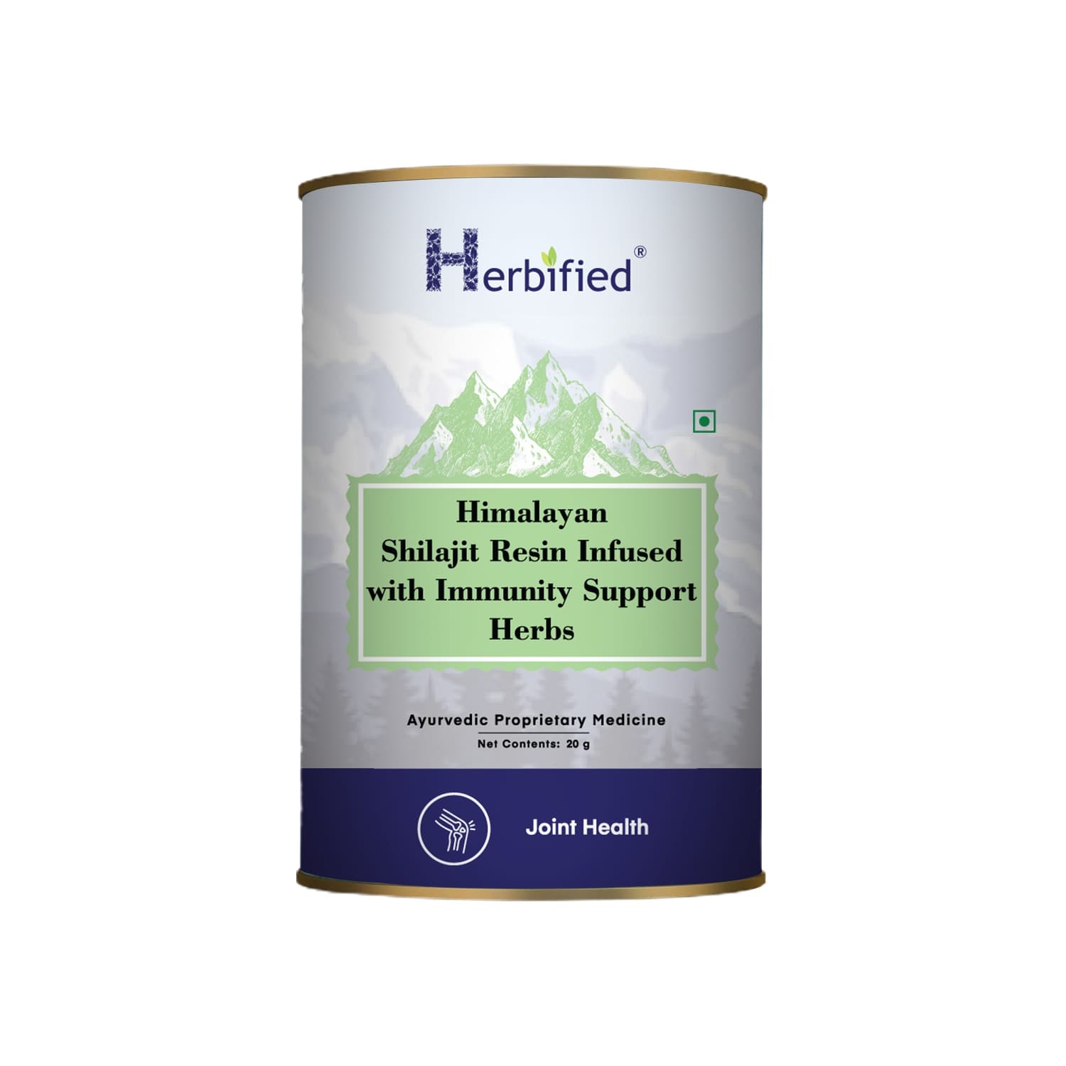 Herbified Himalayan Shilajit Resin Infused with Immunity Support Herbs