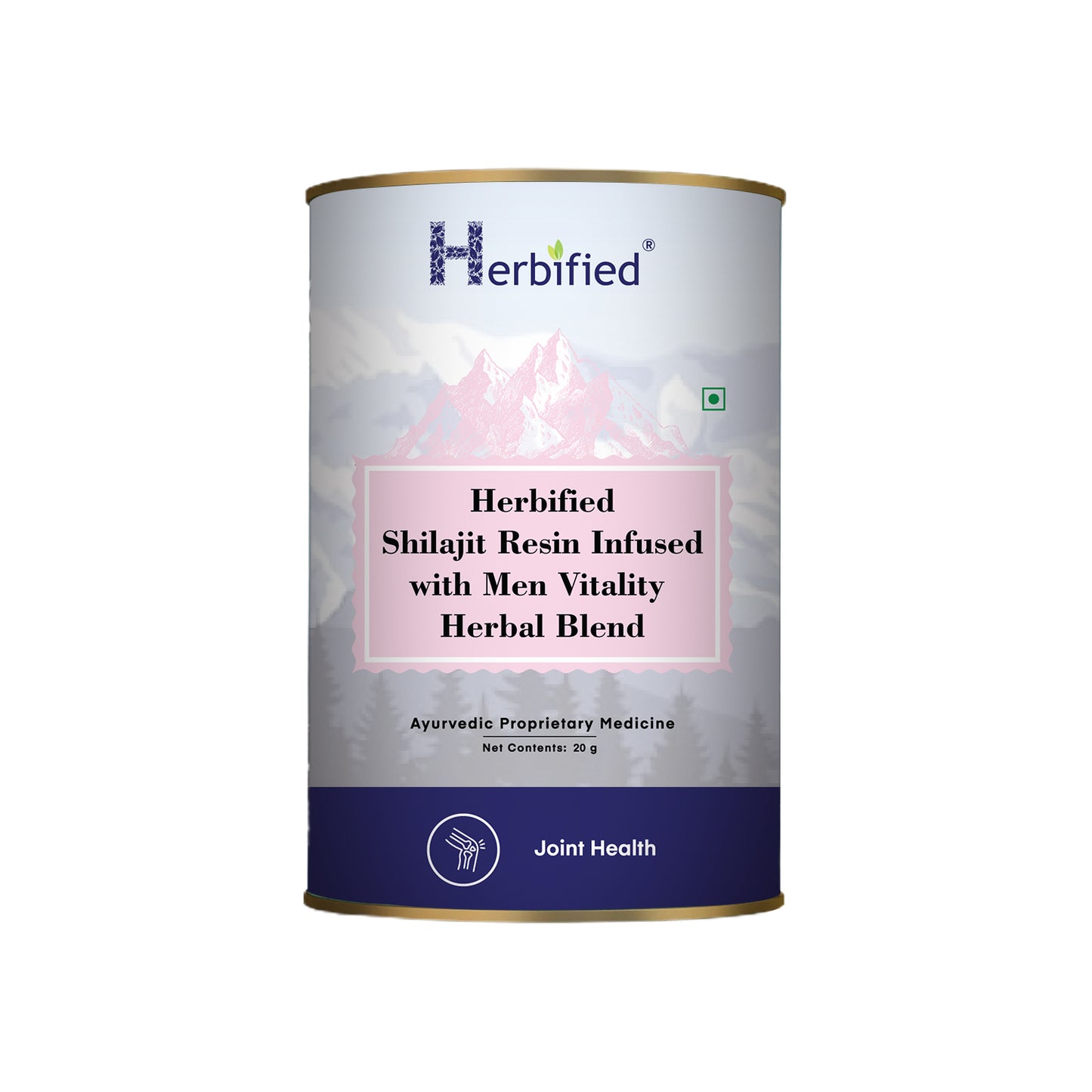 Herbified Herbified Shilajit Resin Infused with Men Vitality Herbal Blend