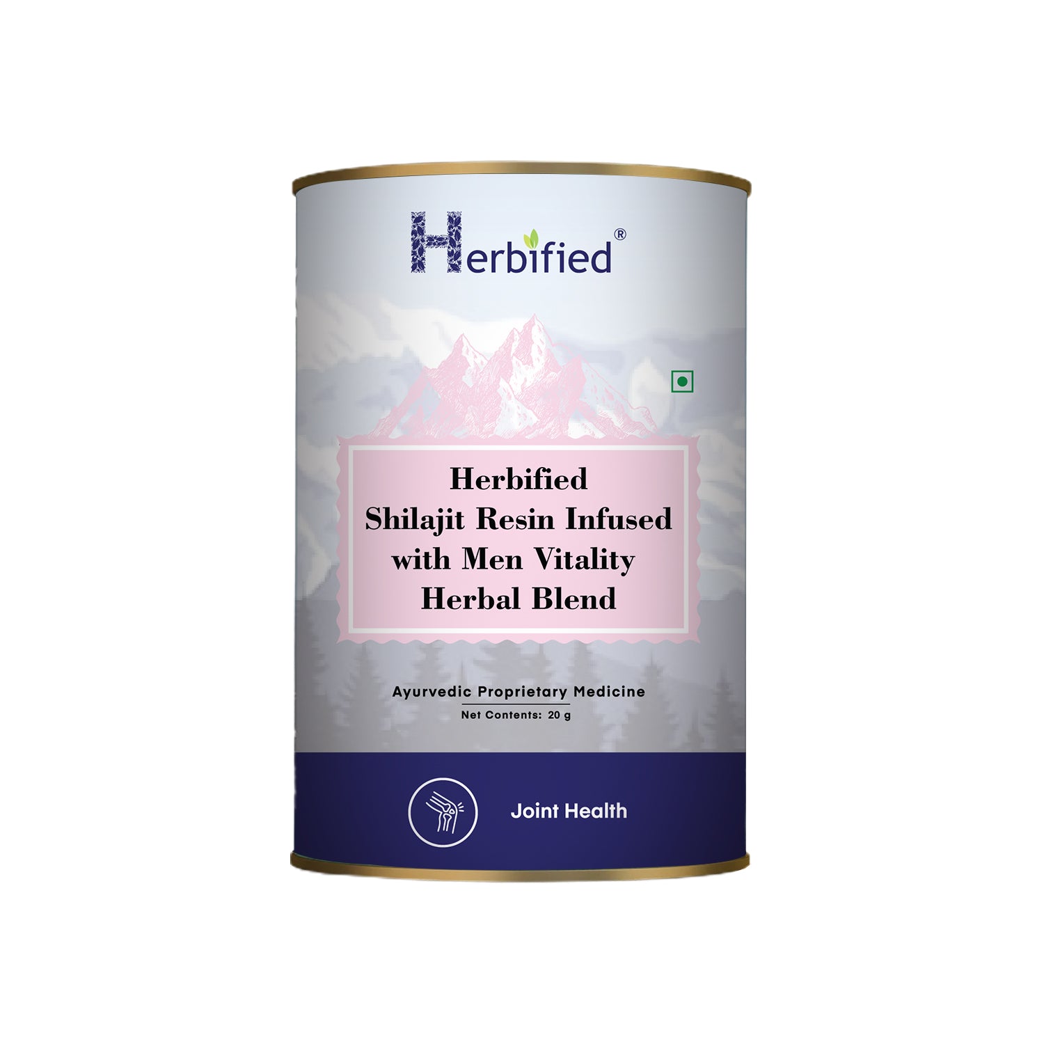 Herbified Herbified Shilajit Resin Infused with Men Vitality Herbal Blend