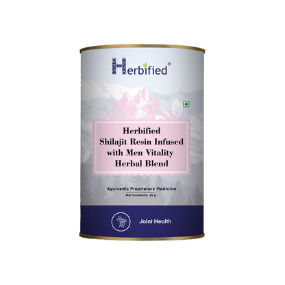 Herbified Herbified Shilajit Resin Infused with Men Vitality Herbal Blend