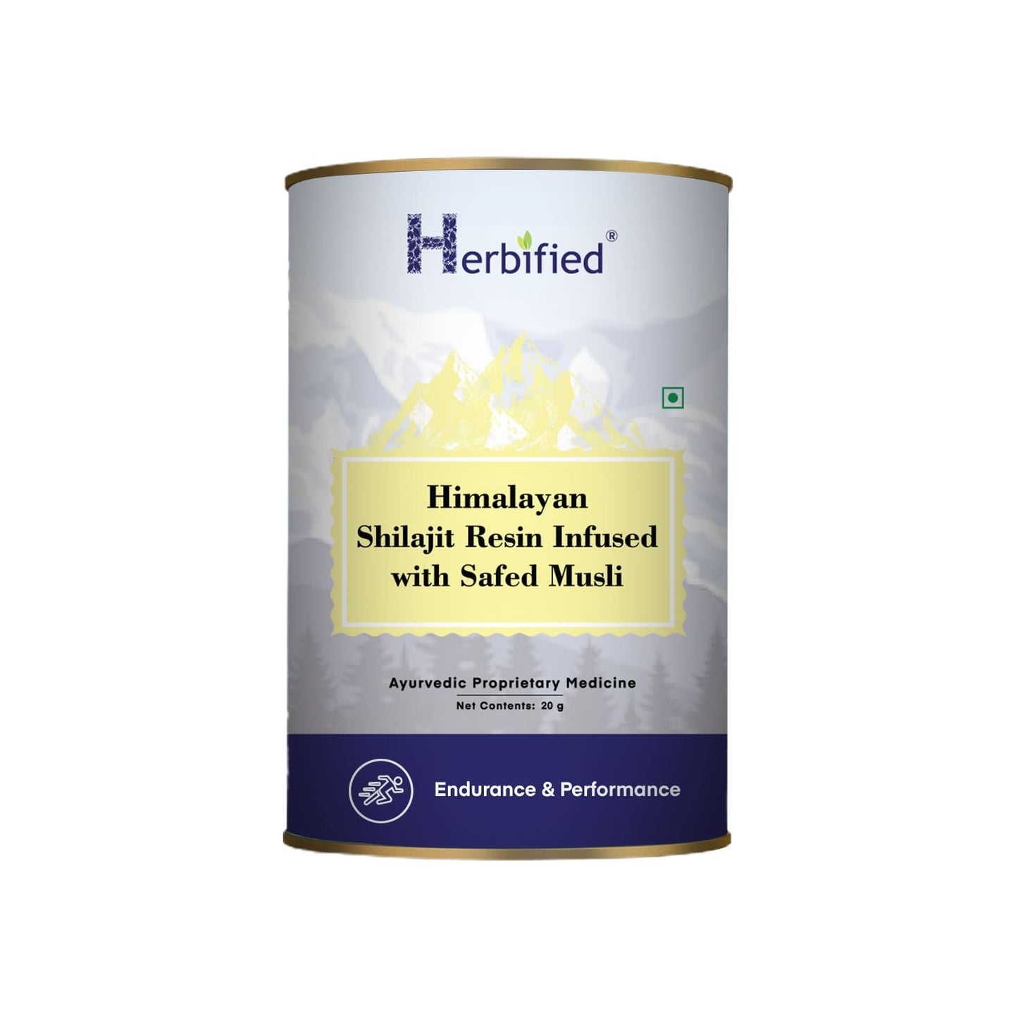 Herbified Himalayan Shilajit Resin Infused with Safed Musli