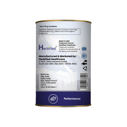 Herbified Himalayan Shilajit Resin with Saffron Infusion