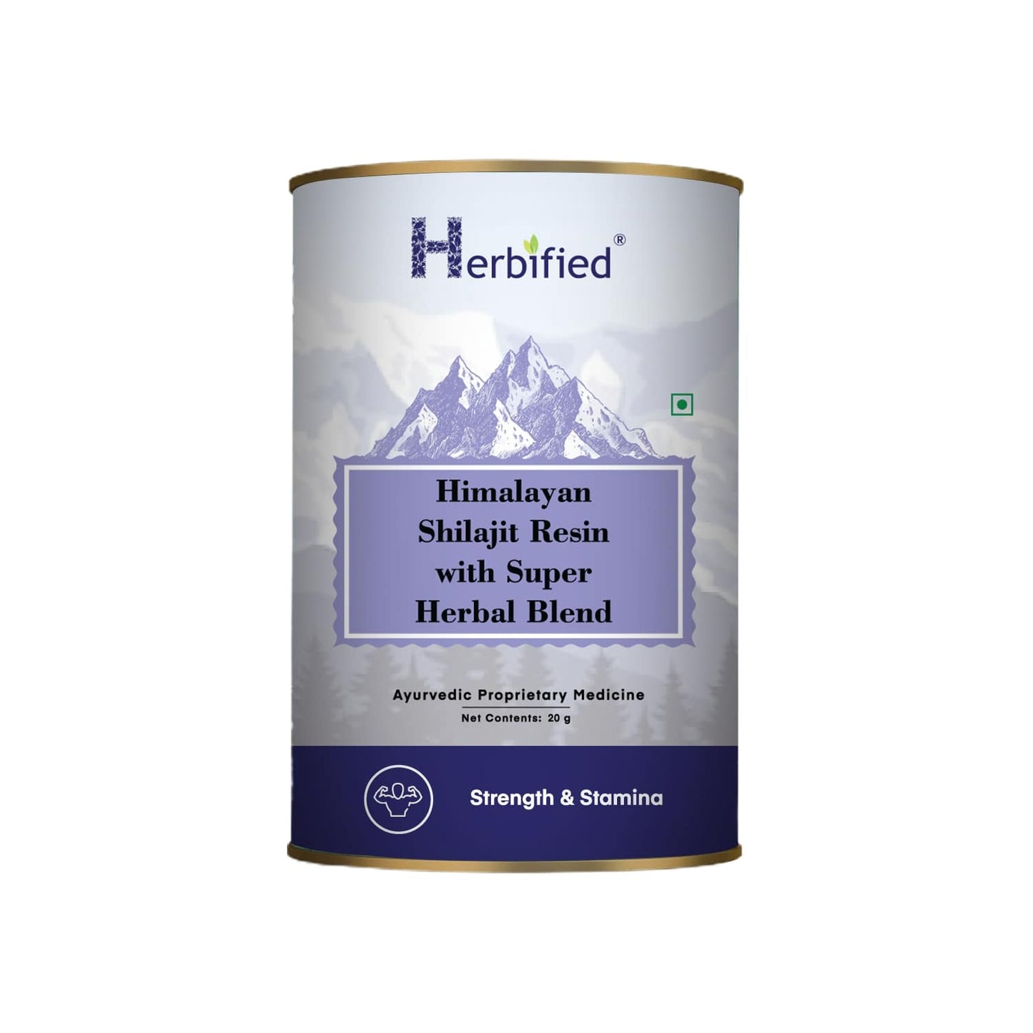 Herbified Himalayan Shilajit Resin with Super Herbal Blend