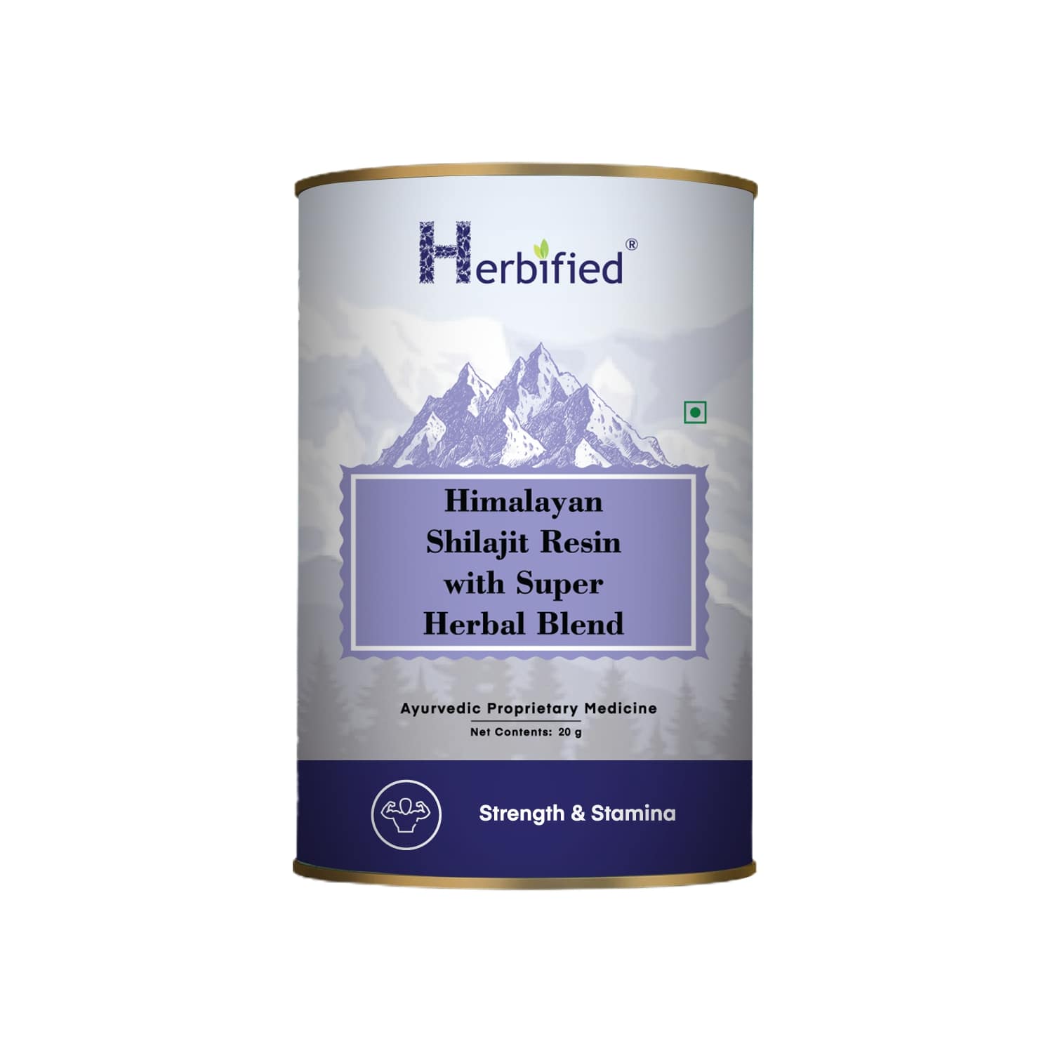 Herbified Himalayan Shilajit Resin with Super Herbal Blend