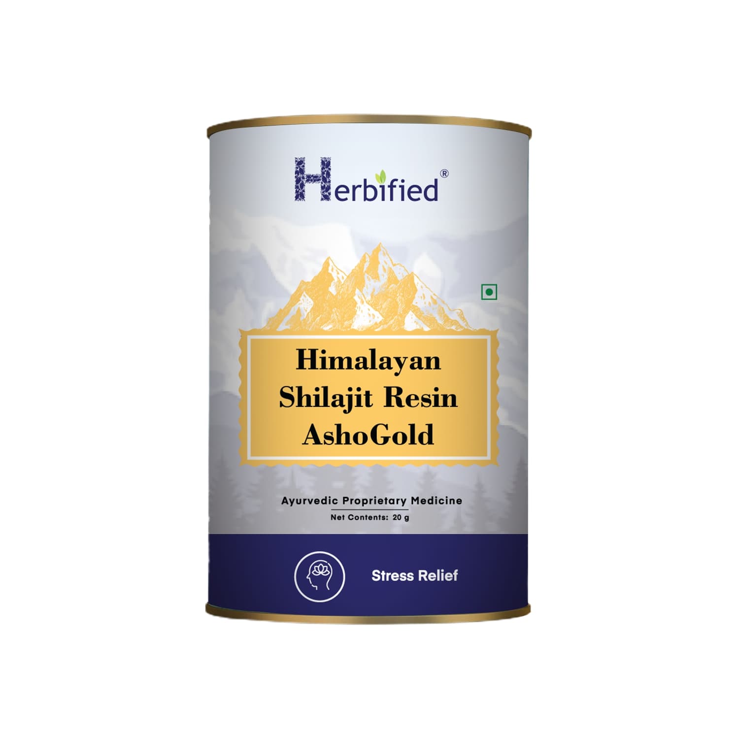 Herbified Himalayan Shilajit Resin AshoGold